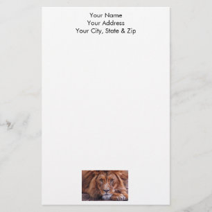 African Lion Stationery