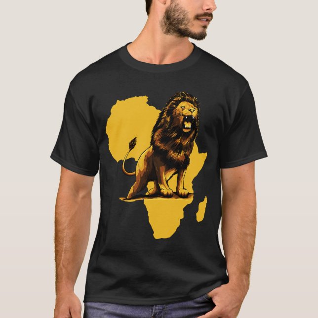 African Lion T-Shirt (Front)