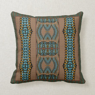African Lore Throw Pillow