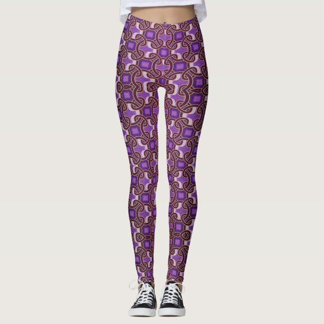 African Love - Power Yoga Leggings (Front)