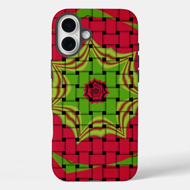 African Lovely Woven red design Case-Mate iPhone Case (Back)