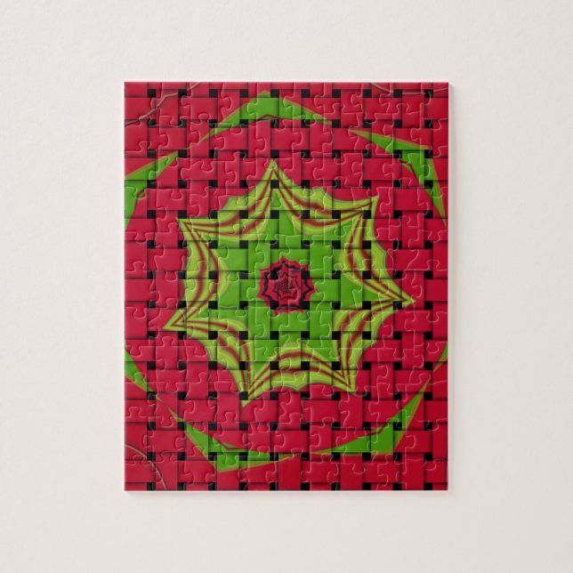 African Lovely Woven red design Jigsaw Puzzle (Vertical)