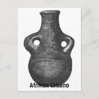 African Luba Pottery Series Postcard