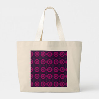 African Magenta Circle Pattern Minimalist Tote Bag