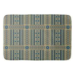 African Mali Pattern Bath Mat