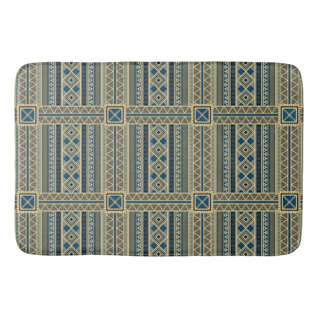 African Mali Pattern Bath Mat (Front)