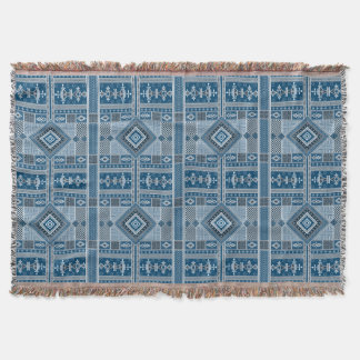 African Mali Pattern Throw Blanket X