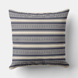 African Mali Pattern Throw Pillow II