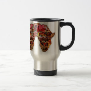 African Map: Celebrate the Season with Culture Travel Mug
