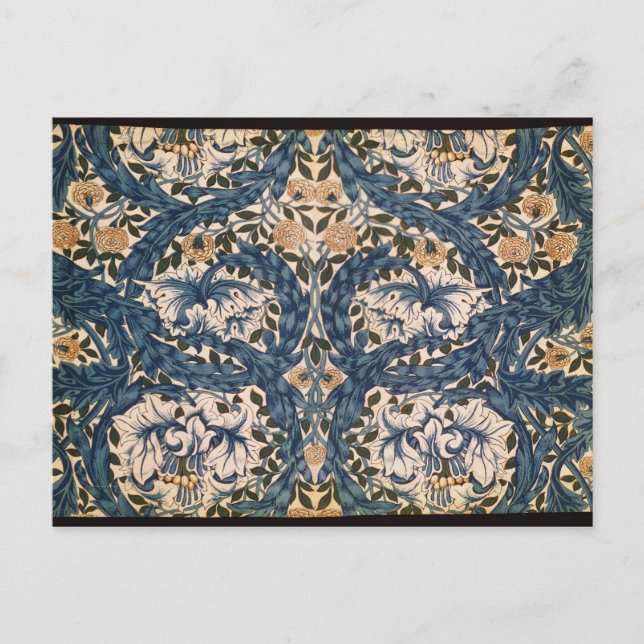 African Marigold' design, 1876 Postcard (Front)