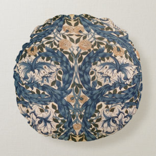 African Marigold' design, 1876 Round Pillow