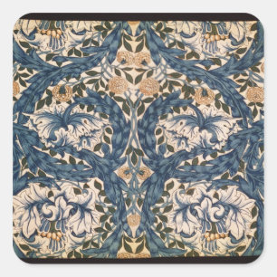 African Marigold' design, 1876 Square Sticker