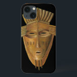 African Mask Painting by Chariklia Zarris iPhone 13 Case<br><div class="desc">Chariklia Zarris created this painting of an African mask. Many of these masks are used in ceremonies so a community of people can communicate with deceased ancestors or the spirits of animals. Bring a bit of traditional African culture into your home!</div>