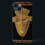 African Mask Painting by Chariklia Zarris iPhone 13 Case<br><div class="desc">Chariklia Zarris created this painting of an African mask. Many of these masks are used in ceremonies so a community of people can communicate with deceased ancestors or the spirits of animals. Bring a bit of traditional African culture into your home!</div>