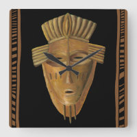 African Mask Painting by Chariklia Zarris