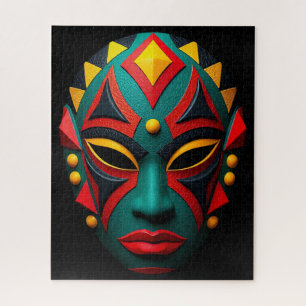African Mask Puzzle
