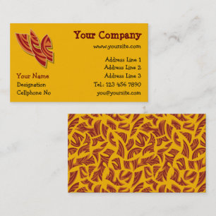 African Masks Business Card