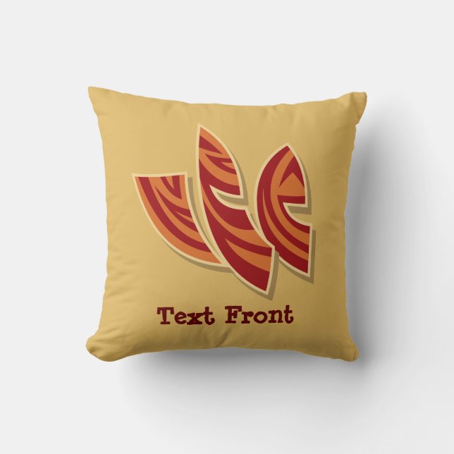 African Masks Throw Pillow (Front)