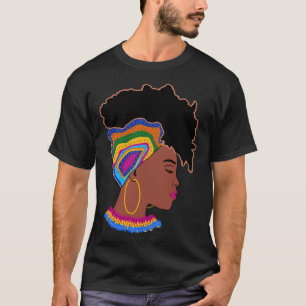 African Melanin Woman Girl T-Shirt