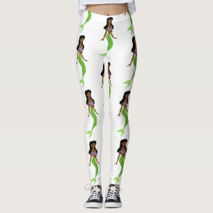 african mermaid leggings