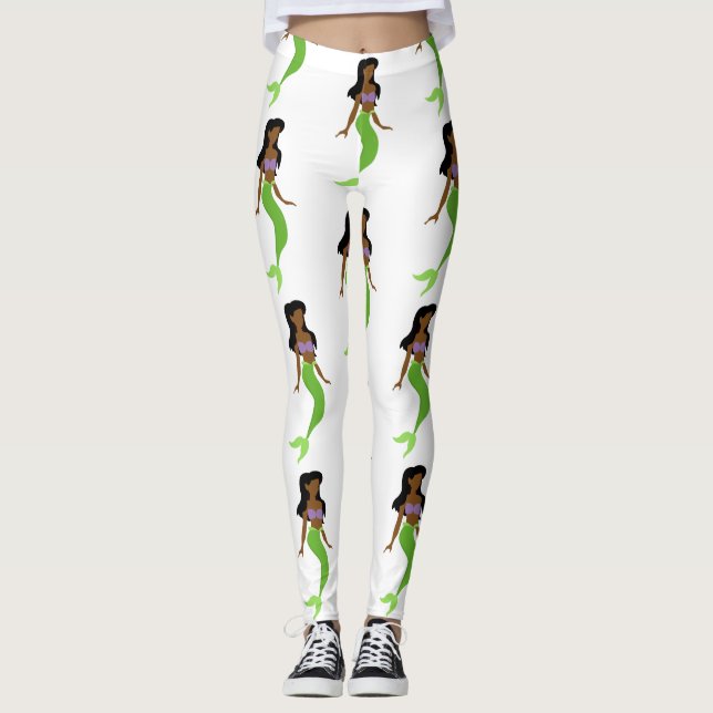 african mermaid leggings (Front)