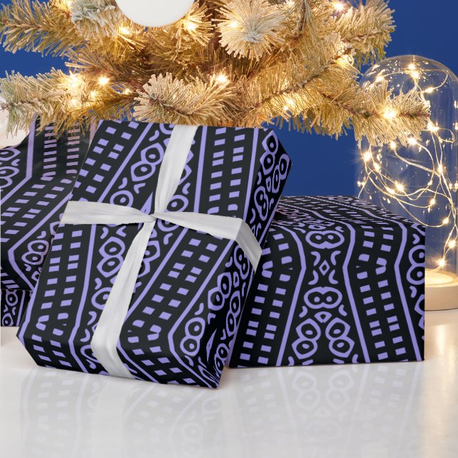 African Modern Ethnic Pattern Wrapping Paper (Holidays)