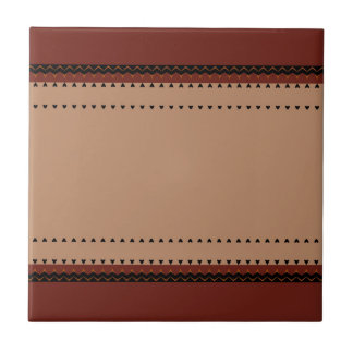 African motive tile