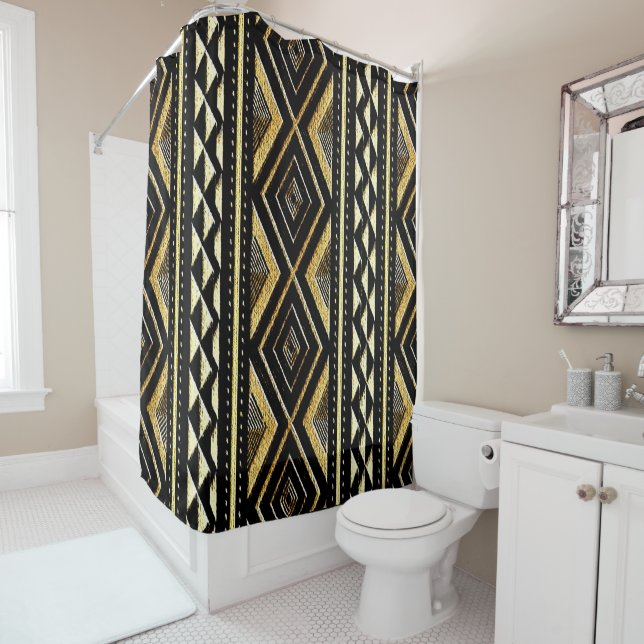African Mud Cloth Geometric (In Situ)