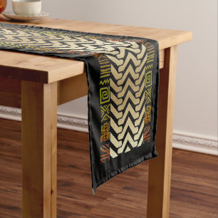 African Mud Cloth Motif Print