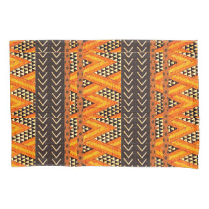 African Mud Cloth Pillowcase