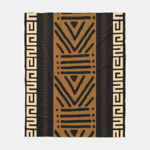 African Mud Cloth Printed Blanket