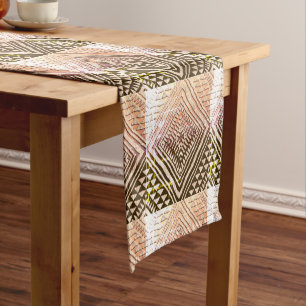 African Mud Cloth Table Runner