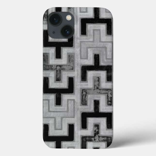 African Mudcloth Textile with Geometric Patterns Case-Mate iPhone Case (Back)