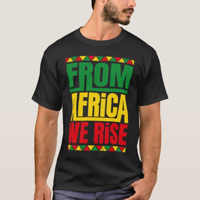 African Native African Americans Black History Mon T-Shirt (Front)