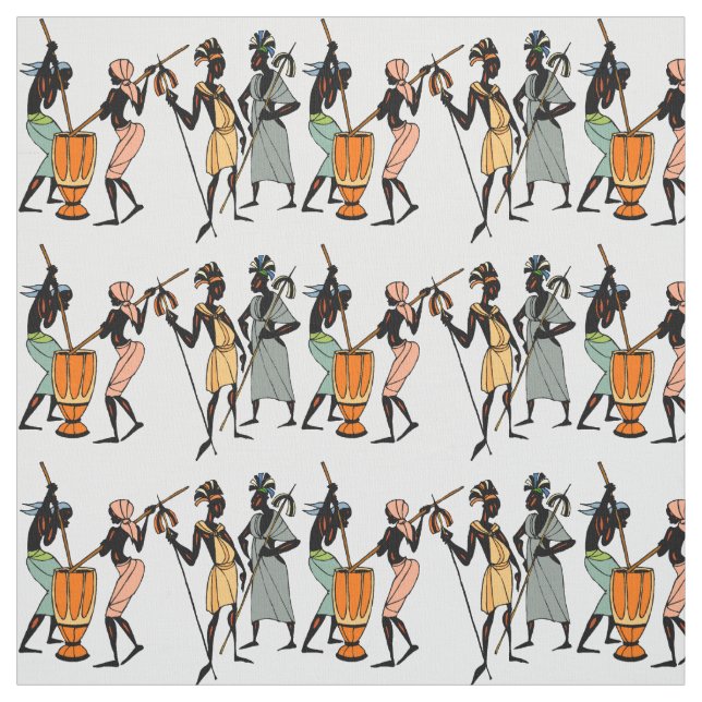 African native tribal design fabric (Swatch)