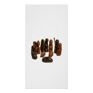 African Nativity Scene Poster – Traditional Spirit