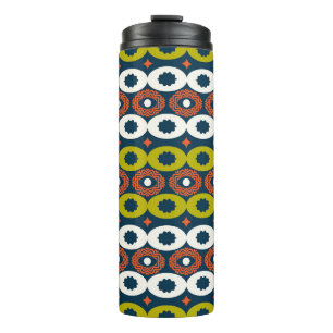 African Oval Shapes: Colourful Seamless. Thermal Tumbler