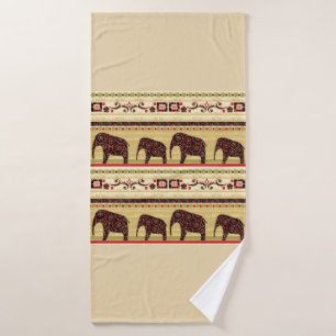 African patchwork bath towel