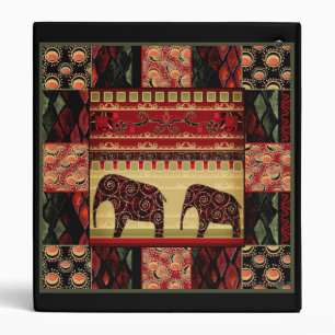 African patchwork binder