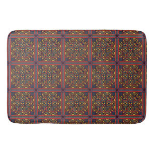 African Pattern Bath Mat