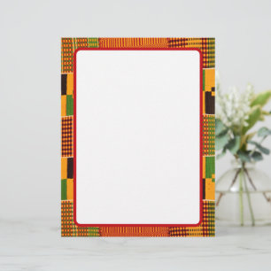 African Pattern Border Paper