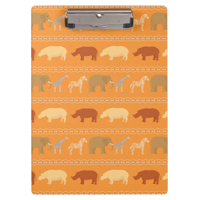 African pattern clipboard (Front)