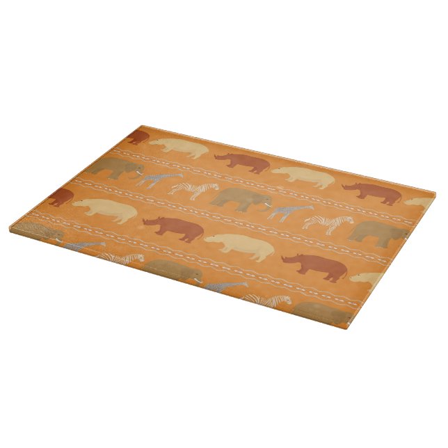 African pattern cutting board (Corner)