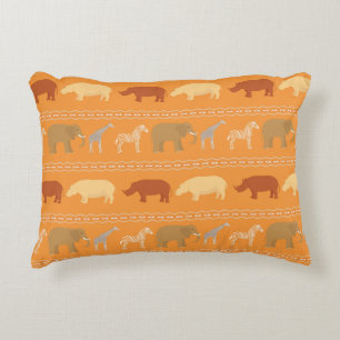 African pattern decorative pillow