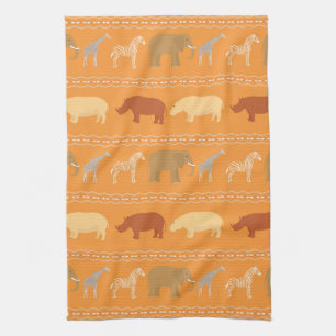 African pattern kitchen towel
