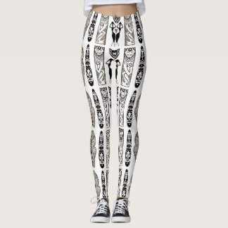 african pattern leggings