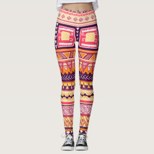 African Pattern Leggings