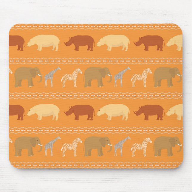 African pattern mouse pad (Front)