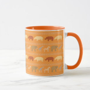 African pattern mug