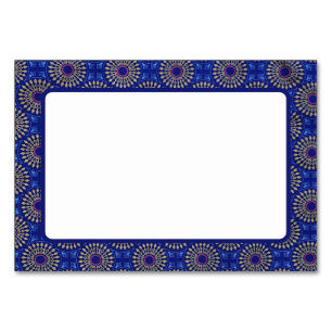 African Pattern Table Card